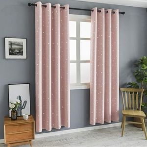 Star Blackout Curtains set of 2 Panels (52x84in)